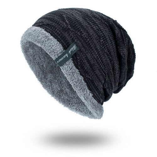 Winter Beanie Black Humor Warm Soft  Knitted Cap