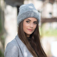 Load image into Gallery viewer, Rabbit fur Beanie Hat